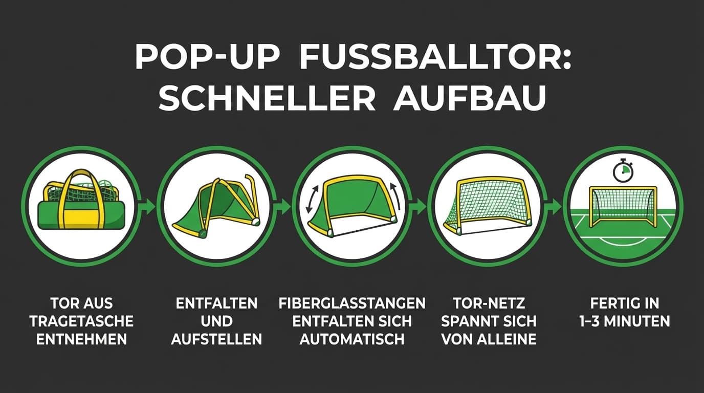 Infografik: Pop-up Tor Aufbau und Abbau