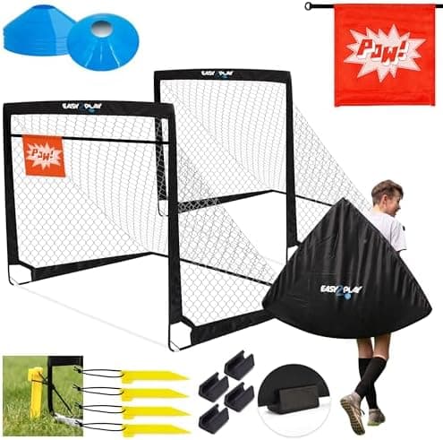 EASY2PLAY PRO! 2er Set Fußballtore für Kinder