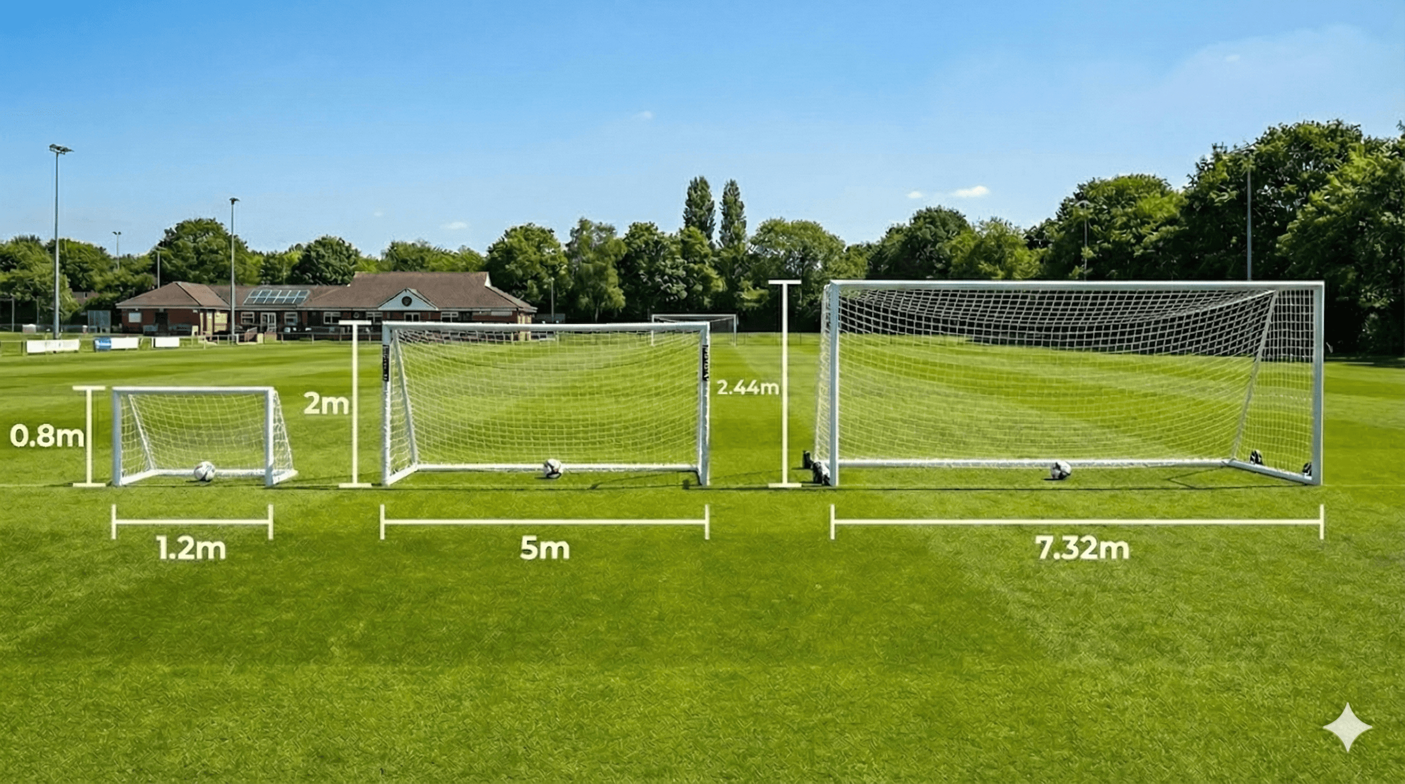 Fußballtor Größe - Alle Größen im Überblick von Mini bis Standard