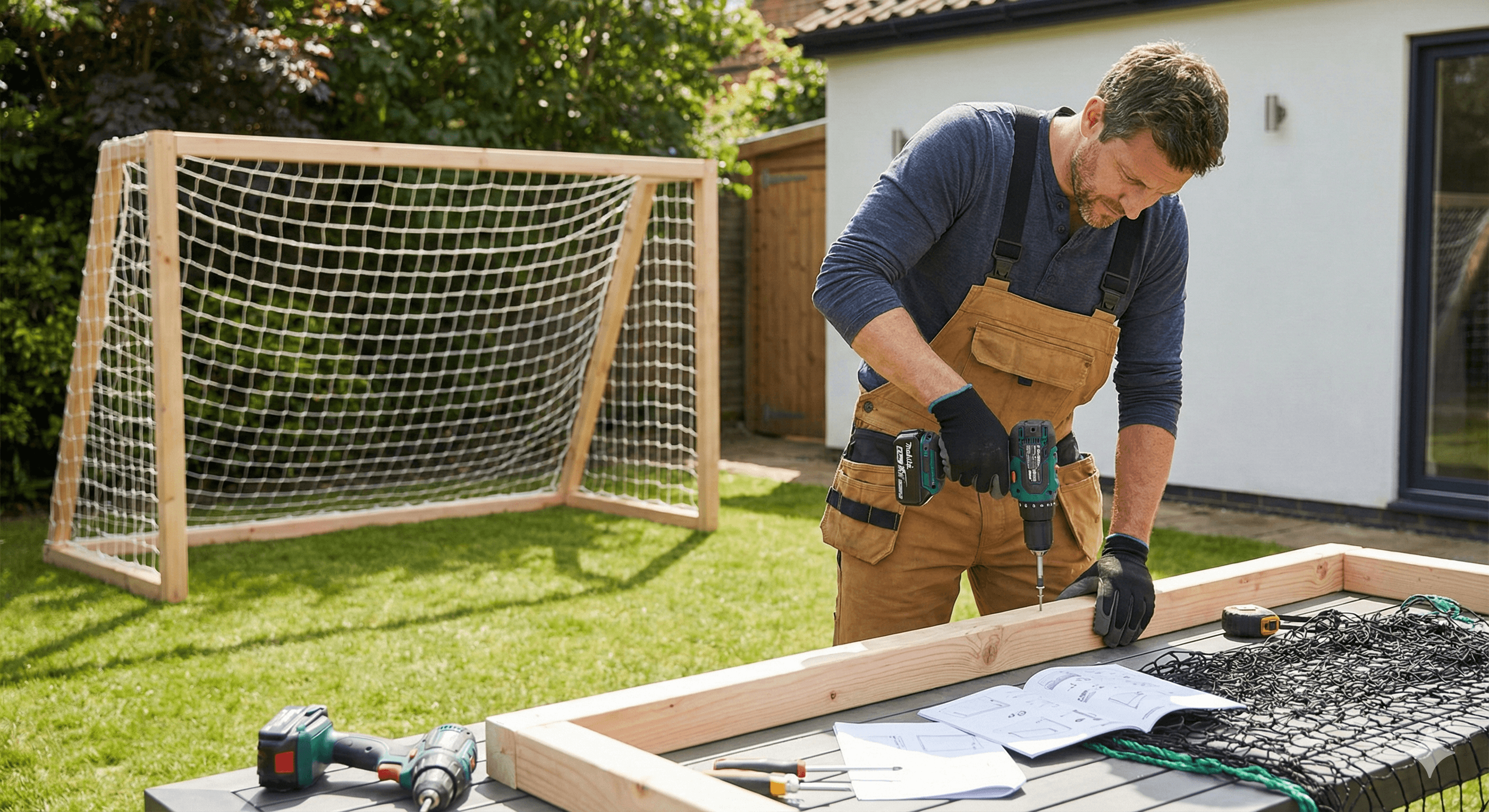 Fußballtor selber bauen - DIY-Anleitung und Schritt-für-Schritt-Guide
